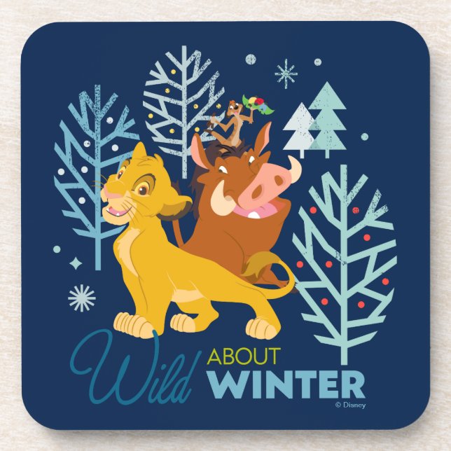 The Lion King | Wild About Winter Beverage Coaster (Front)