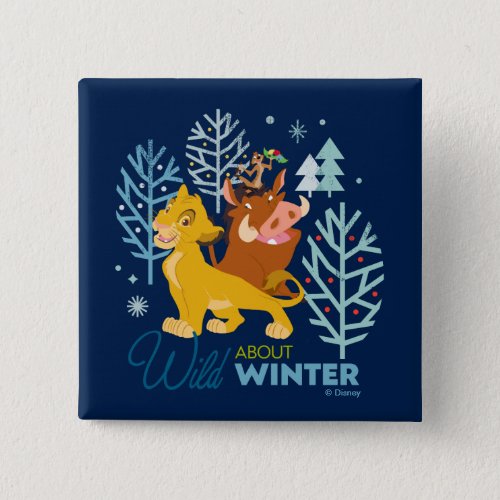 The Lion King  Wild About Winter Button