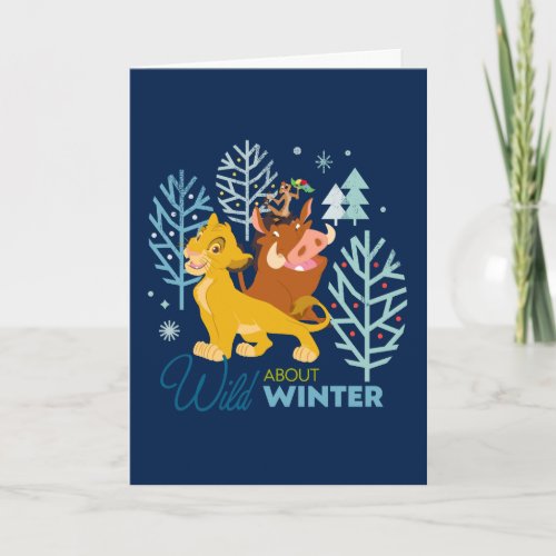 The Lion King  Wild About Winter Card