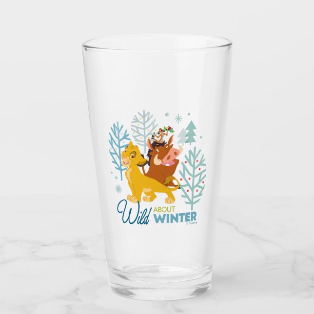 The Lion King | Wild About Winter Glass (Front)