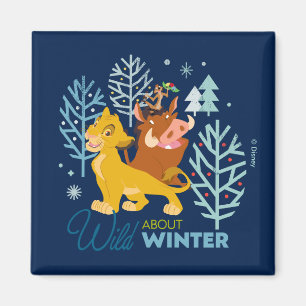 The Lion King Wild About Winter Magnet
