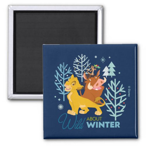The Lion King  Wild About Winter Magnet