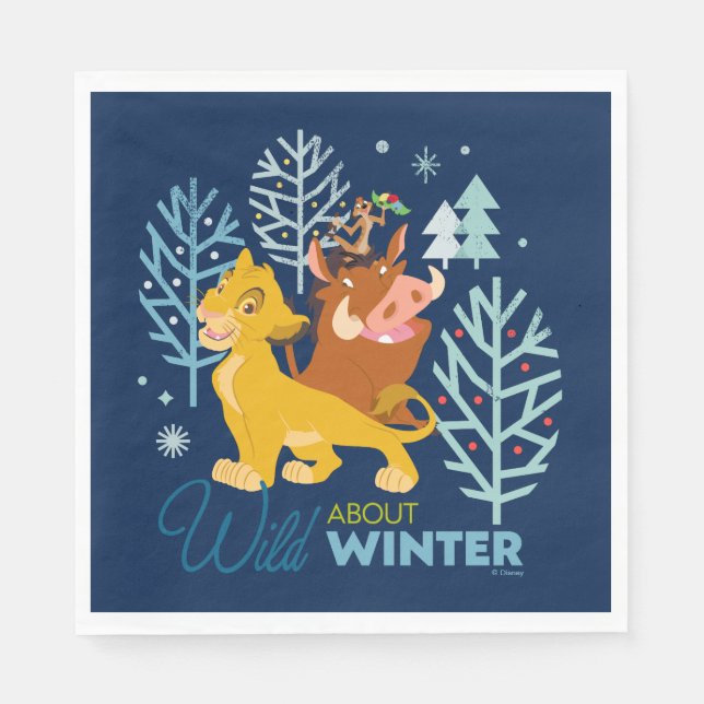 The Lion King | Wild About Winter Napkins (Front)