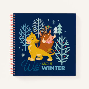 The Lion King Wild About Winter Notebook