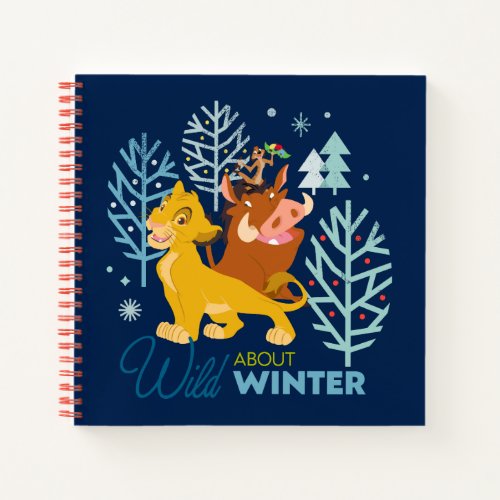 The Lion King  Wild About Winter Notebook