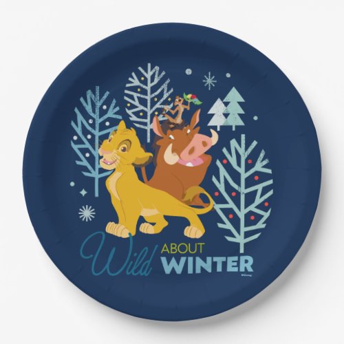 The Lion King  Wild About Winter Paper Plates