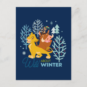 The Lion King Wild About Winter Postcard