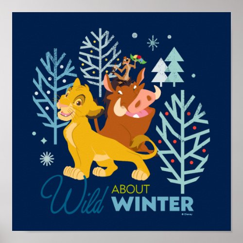 The Lion King  Wild About Winter Poster