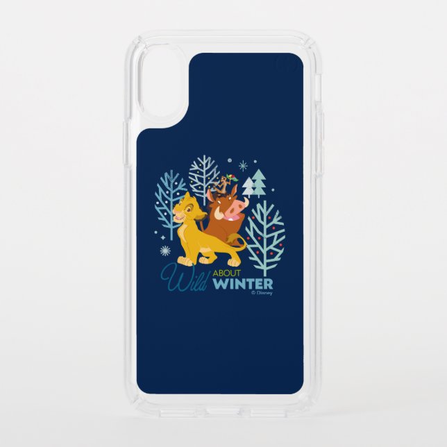 The Lion King | Wild About Winter Speck iPhone XS Case (Front)