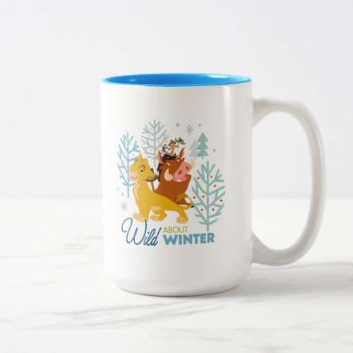 The Lion King  Wild About Winter Two_Tone Coffee Mug