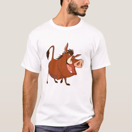 The Lion Kings Pumba smiles Disney T_Shirt