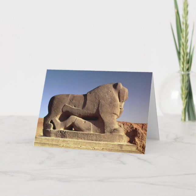 The Lion of Babylon Card (Front)