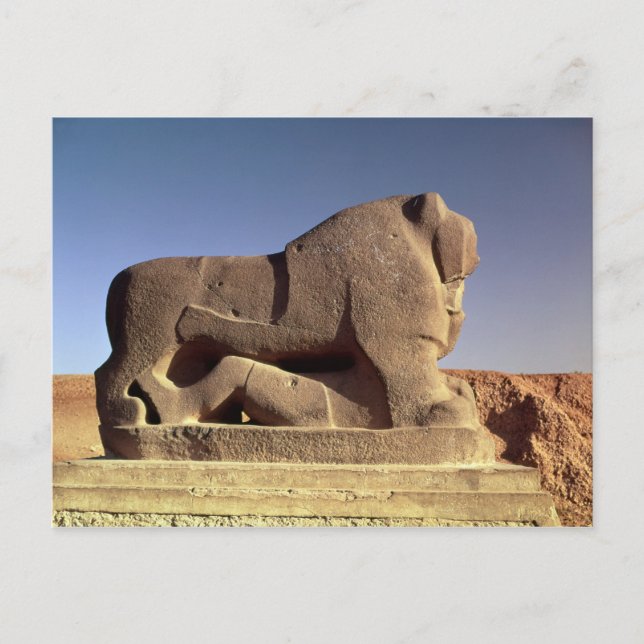 The Lion of Babylon Postcard (Front)