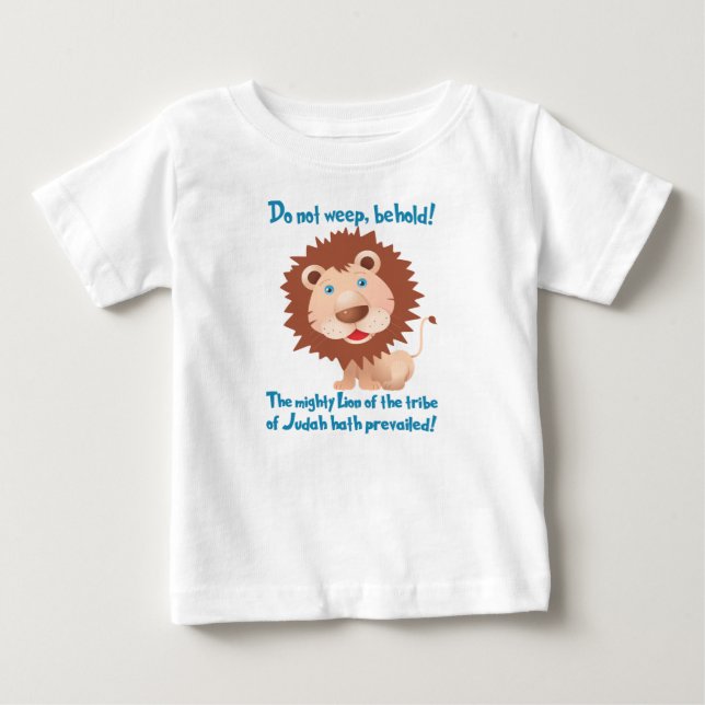 The Lion Of Judah Baby T-Shirt (Front)