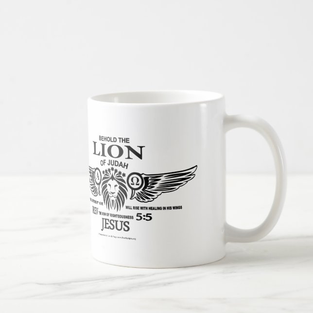 The Lion of Judah Coffee Mug (Right)