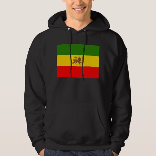 The Lion of Judah Hoodie Imperial Ethiopian flag
