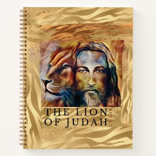 The Lion Of Judah Picture  Notebook