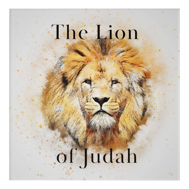 The Lion of Judah (Revelation 5:5) Wall Art (Front)
