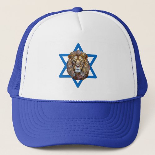 The Lion Of Judah Trucker Hat