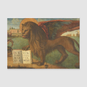 The Lion of Saint Mark, 1516 by Vittore Carpaccio Tissue Paper