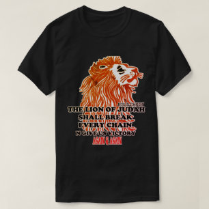 The Lion of The Tribe of Judah Christian T Shirt