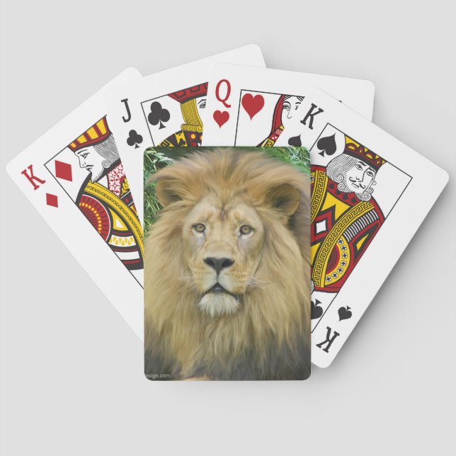 The Lion Poker Cards (Back)