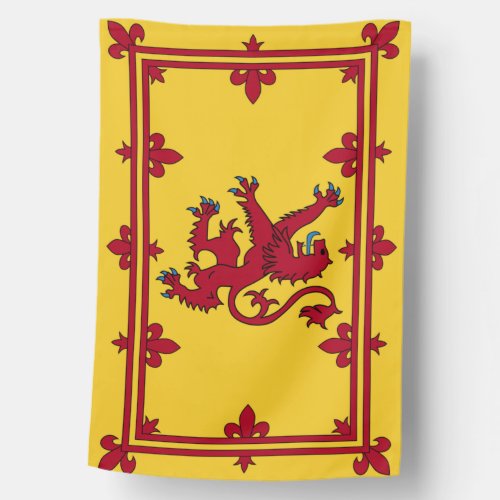 The Lion Rampant of Scotland Flag 