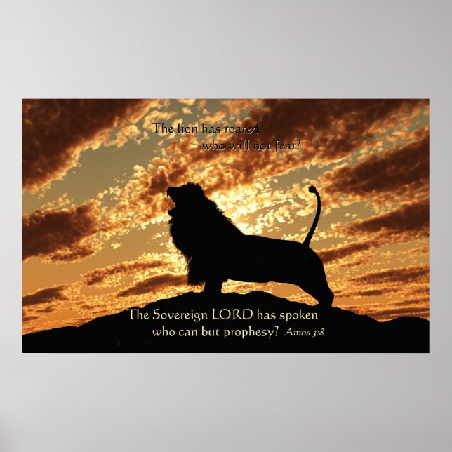 The Lion Roars Poster (Front)