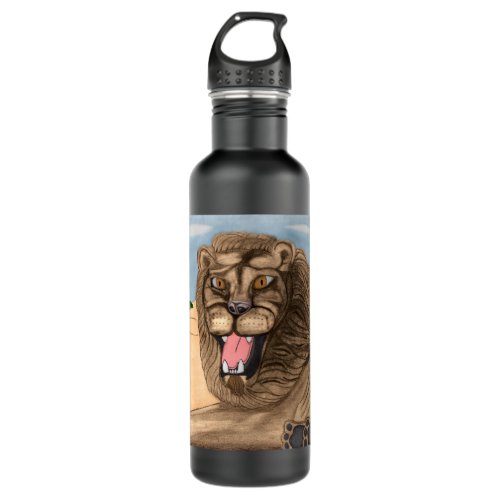 The Lion Stainless Steel Water Bottle