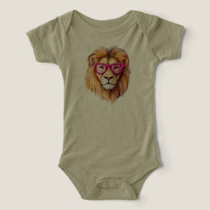The Lion with Pink Glasses Infant T-shirt