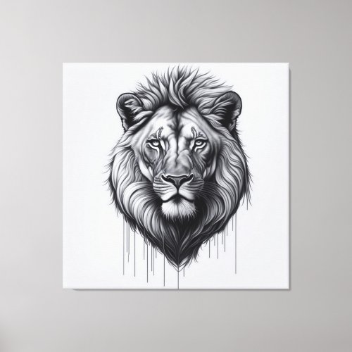 The Lions Essence Canvas Print