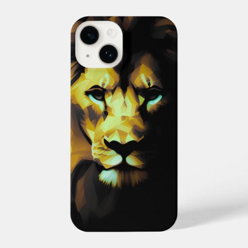The Lions Face in the Darkness iPhone 14 Case