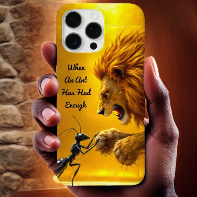 The Lion's Tiny Nemesis Case-Mate iPhone Case (Creator Uploaded)