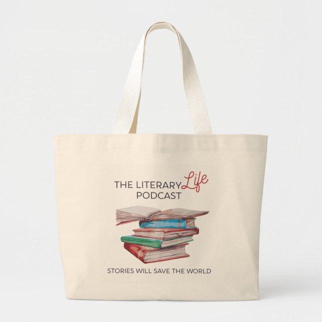 The Literary Life Tote Bag (Front)