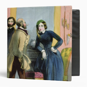 The Literary Lioness, from 'Femmes de Paris' 3 Ring Binder