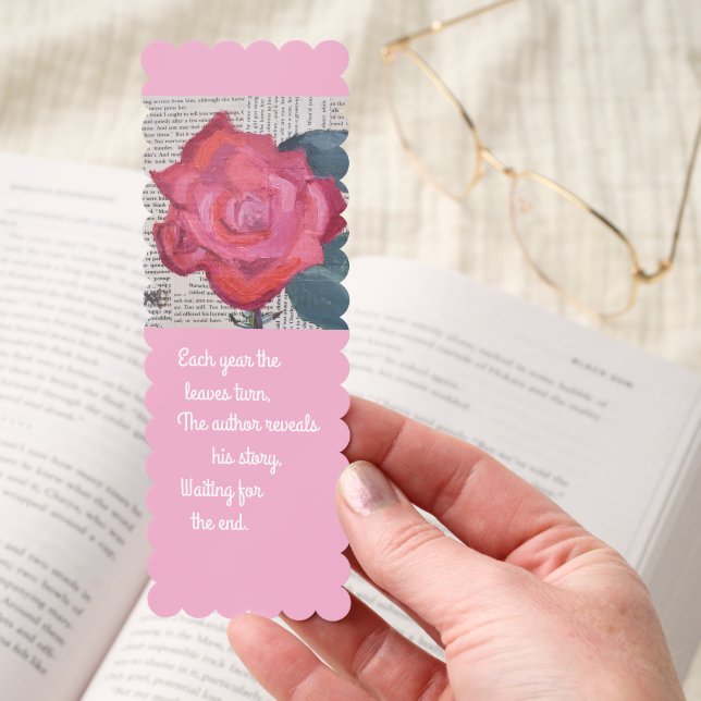 The Literary Rose Bookmarks (Hand)