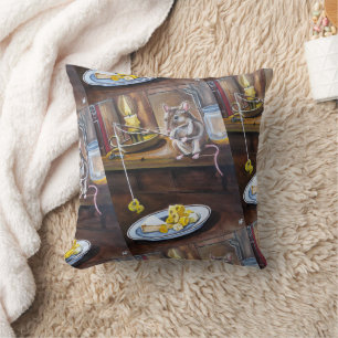 The Little Angler Painting by Alfred Fox Throw Pillow