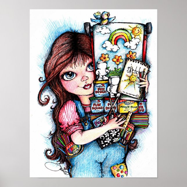 The Little Artist Poster (Front)