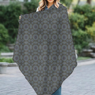 The Little Ashgrey floral fallen Fleece Blanket