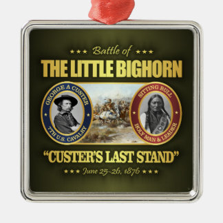 The Little Bighorn Metal Ornament