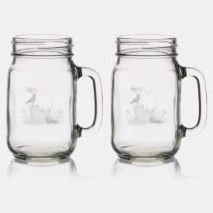 The little boo mason jar w/ handle