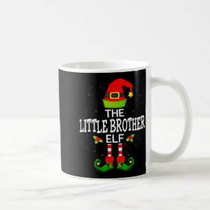 The Little Brother Elf Christmas Family Matching P Coffee Mug