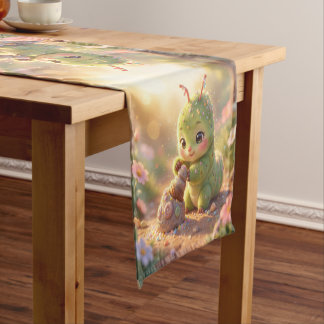 The little caterpillar on its magical journey 🐛✨5 short table runner