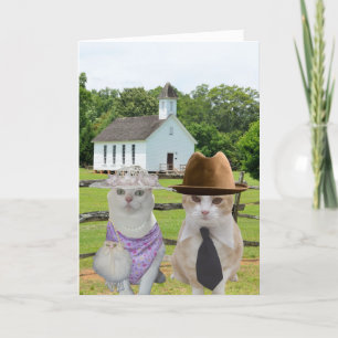The Little Cats Who Wanted to go to Church Easter Holiday Card