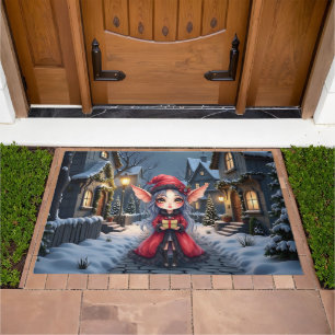 The Little Christmas Messenger. Doormat