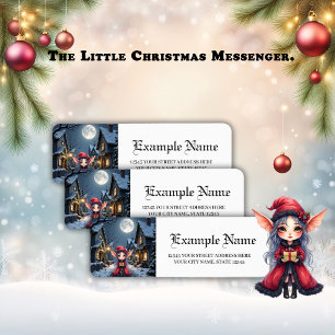 The Little Christmas Messenger. Label