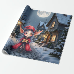 The Little Christmas Messenger.  Wrapping Paper