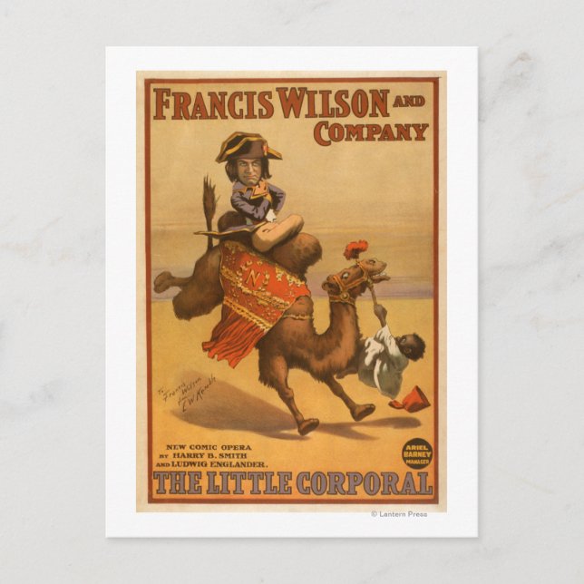 "The Little Corporal" Camel Egyptian Baby Theatr Postcard (Front)