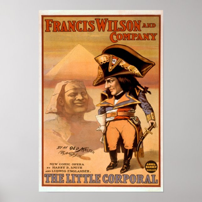 "The Little Corporal" Egypt Sphinx Theatre Poster (Front)