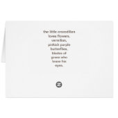 the little crocodilian cards (Back Horizontal)